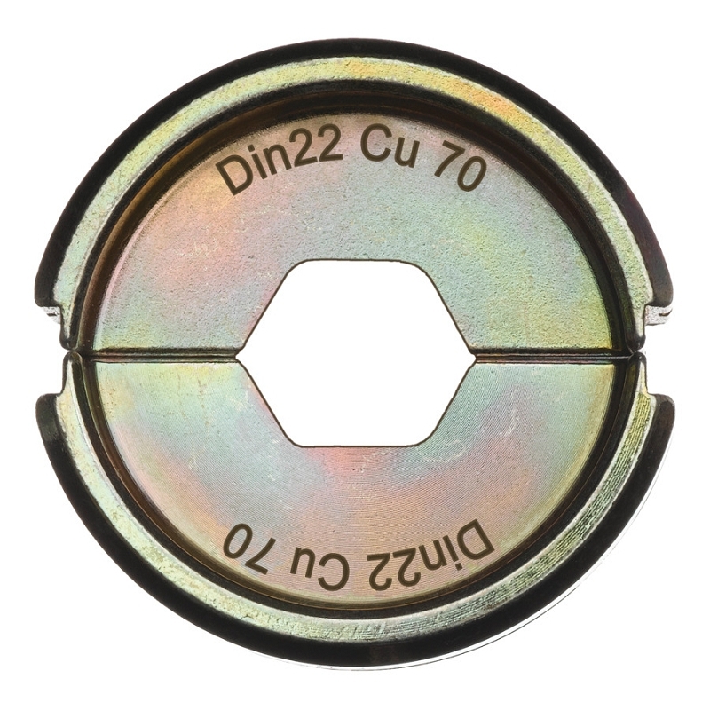 Presseinsatz DIN22 Cu 70